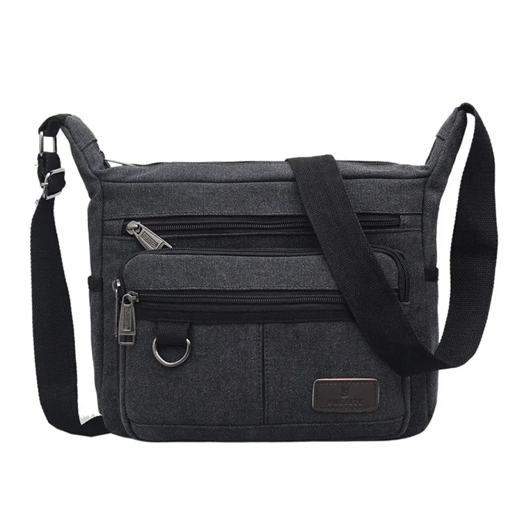 

2019 Autumn New Style Hot Selling Casual Versatile Canvas Crossbody Bag Large Capacity Four Colors Selectable