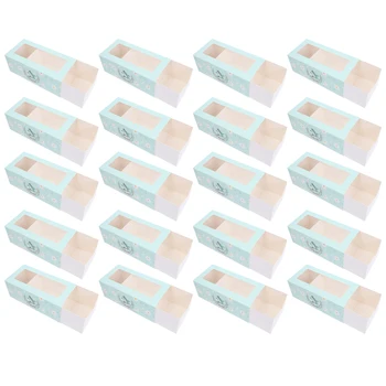 

20Pcs Baking Cake Roll Packaging Box Dessert Storage Box Container Cake Decor Baby Show Part Paper Wrap Cake Roll Boxs Storage