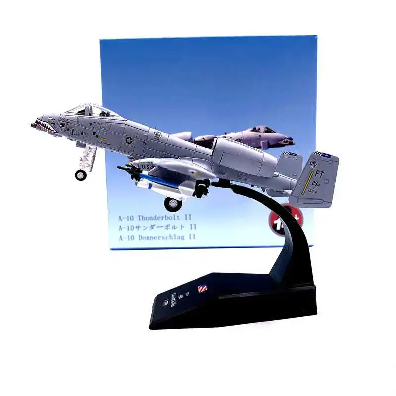 Gulf war tank killer a-10 fighter attack plane A10 military aircraft model 1/100 | Игрушки и хобби