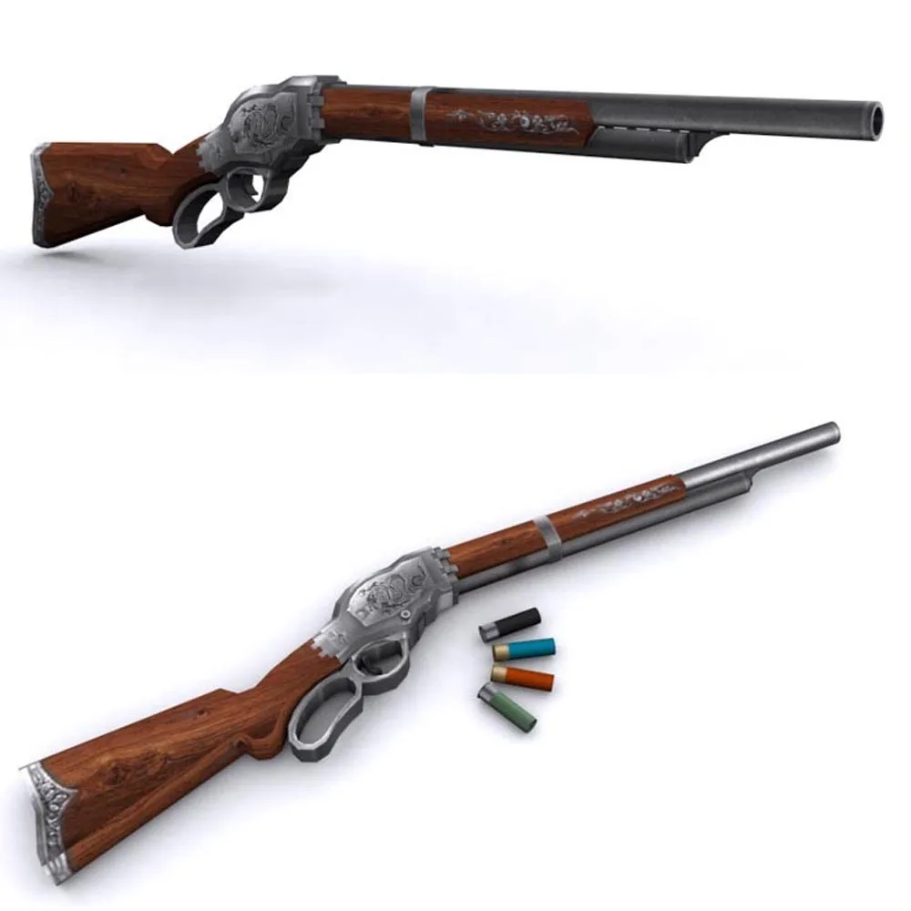 3D бумажная модель ружья M1887 ручной работы DIY Оружие Игрушка для косплея|weapon toy|paper