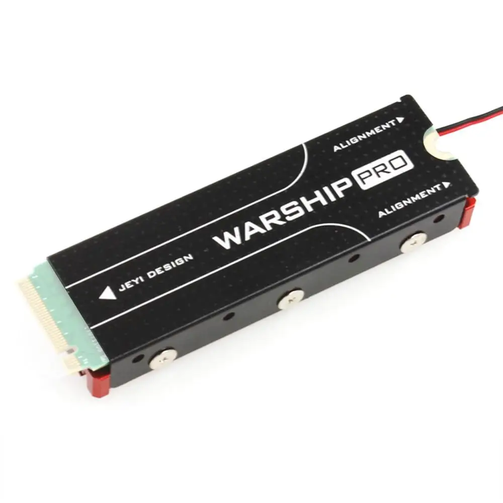 JEYI охлаждающий штормовой вентилятор для NVME NGFF M.2 радиатор SSD металлический лист