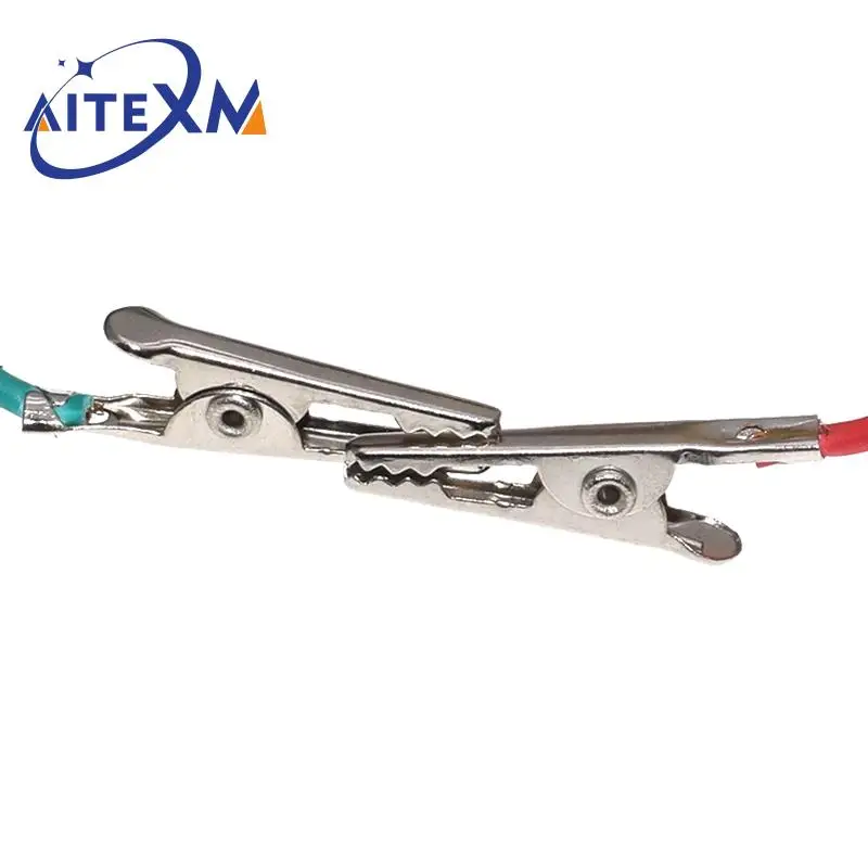 10PCS Crocodile Clips Electrical DIY Test Leads Alligator Double-ended Alligator Clips Roach Clip Test Jumper Wire