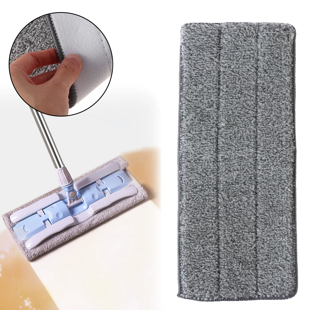 Floor Cleaning Mop And Bucket Microfiber Pads Replacement Practical Household Dust Reusable Microfiber Pad Home Cleaning Tools
