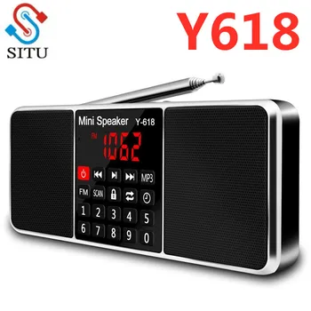 

Multifunction Digital Fm Radio Media Speaker Mp3 Music Player Support Tf Card Usb Drive With Led Screen Display And Timer Func