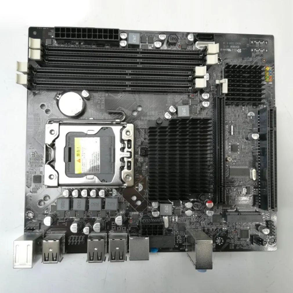 Материнская плата X58 Deluxe Version материнская 1366Pin ECC четырехъядерный шестиядерный