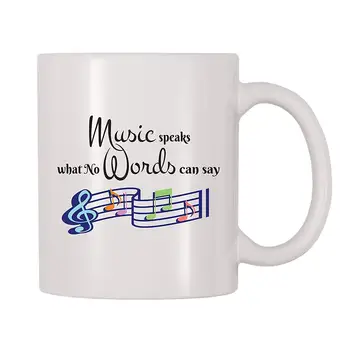 

Music Speaks What No Words Can Say Mug (11 oz)