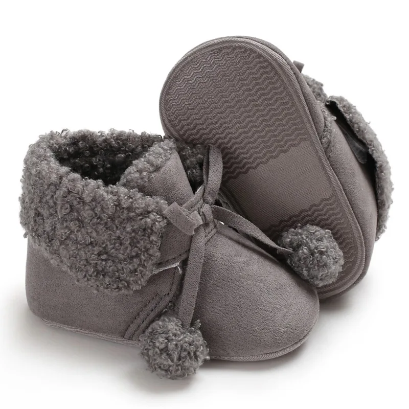 Обувь из искусственной кожи для новорожденных девочек 0-18 месяцев осенние кроссовки с бантом и бахромой для первых шагов зимние теплые мокасины для малышей