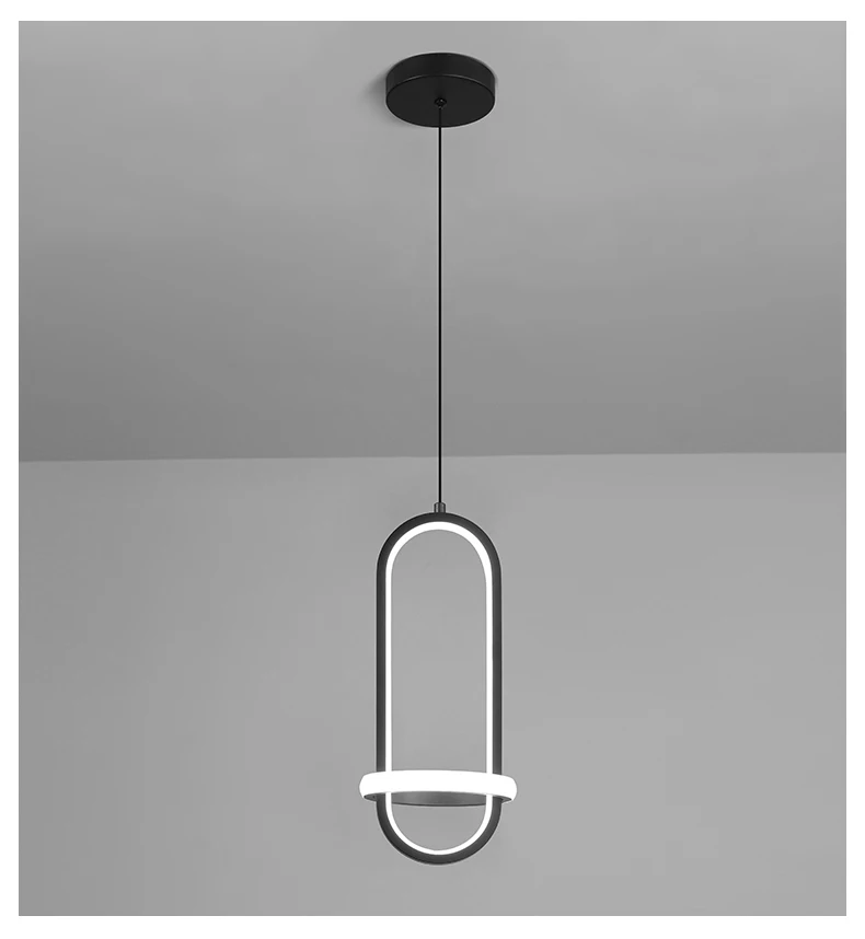 Minimalist Led Pendant Lamp Restaurant Bar Creative Droplight Bedroom Bedside Home Decoration Chandelier Hanging Light Fixture hanging lights for kitchen