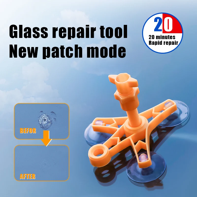 

Windshield Repair Kit Quick Fix Car Windscreen Bullseye Rock Chip Crack Scratch B99