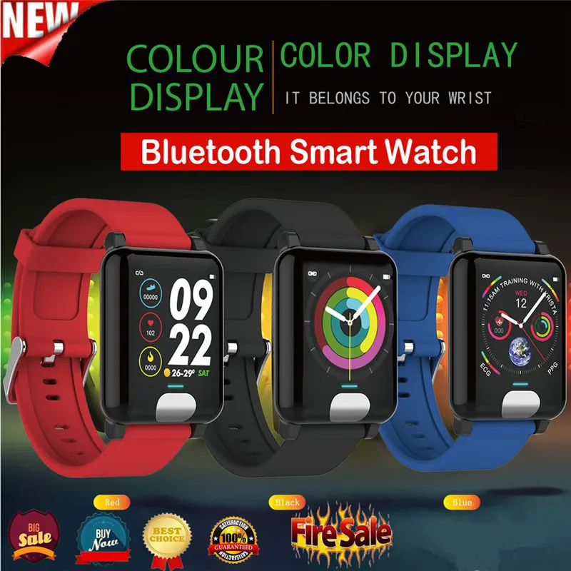 2019 New Bluetooth Smart Wrist Watch For Android Samsung iOS Men Women Sports Wristband