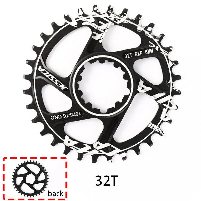 Велосипедная Звездочка CNC AL 7075 смещение 6 мм 32 т 34 Т 36 т 38 т MTB Дорожная велосипедная передняя звезда для SRAM прямое Крепление кривошипа 10s 11s 12s
