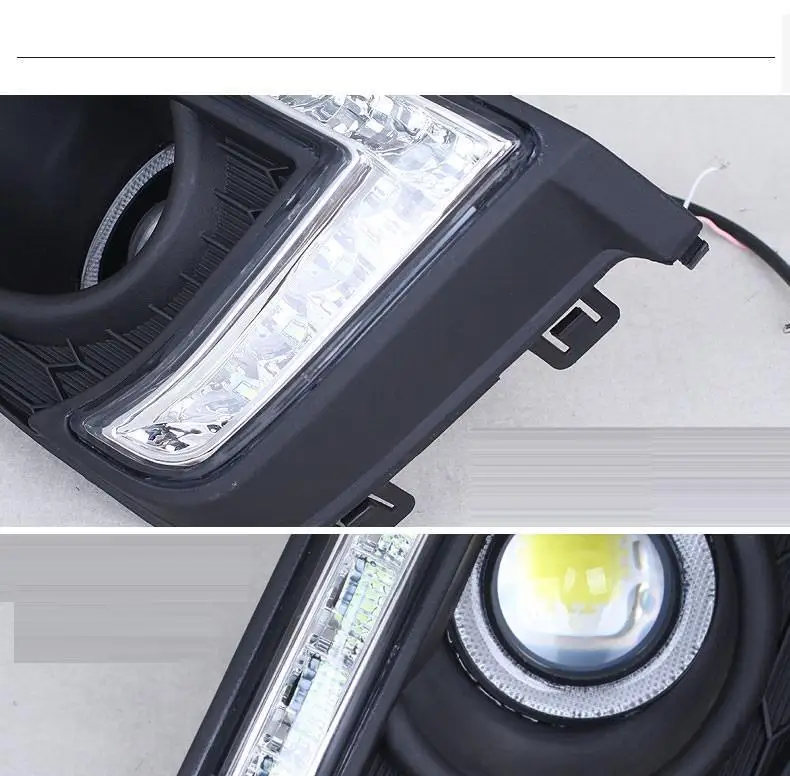 Боковой указатель поворота Automovil Led Drl лампа дневные ходовые фары передние противотуманные задние Автомобильные фары в сборе 14 для Honda Fit