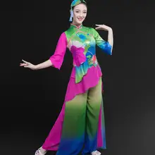 Китайский народный танец Yangge сценическое представление