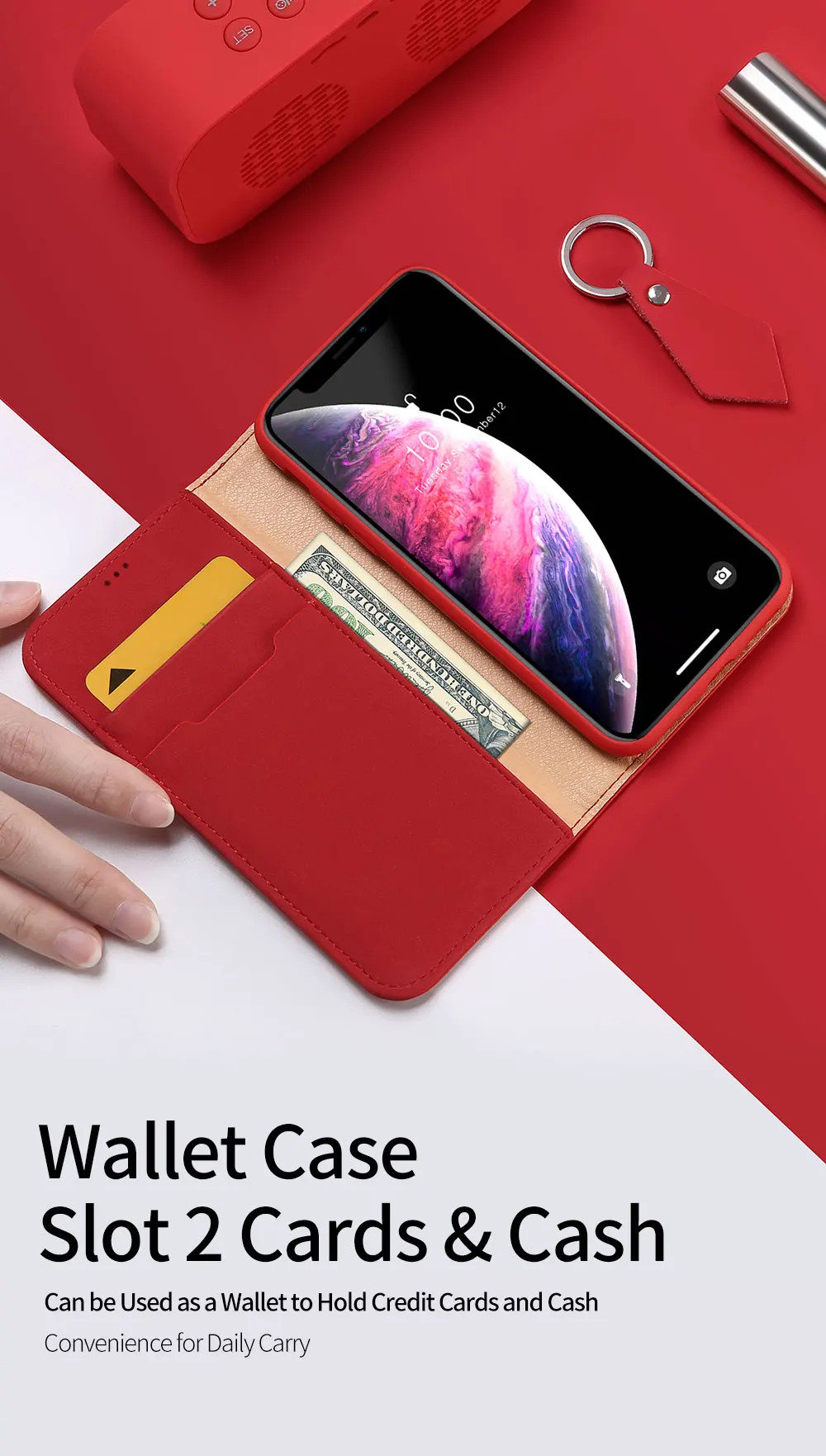 Чехол-бумажник из натуральной кожи для iPhone 11 Pro Max, мягкий флип-чехол из воловьей кожи с подставкой, кредитный держатель для карт, сумка для мобильного телефона