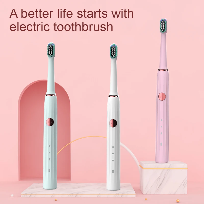 Electric Toothbrush Rechargeable 40000time/min Ultrasonic Washable Electronic Whitening Waterproof Adult Teeth Brush For Family Electric Toothbrush Rechargeable 40000time/min Ultrasonic Washable Electronic Whitening Waterproof Adult Teeth Brush For Family