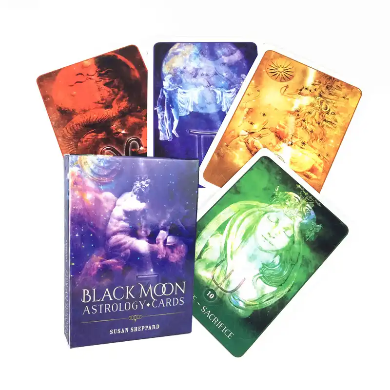 Luna Nera Astrologia Tarocchi Carte Di Famiglia Del Partito Di Festa Carte Da Gioco Inglese Tarocchi Carte Da Gioco Giochi Da Tavolo Set Giochi Da Tavolo Aliexpress