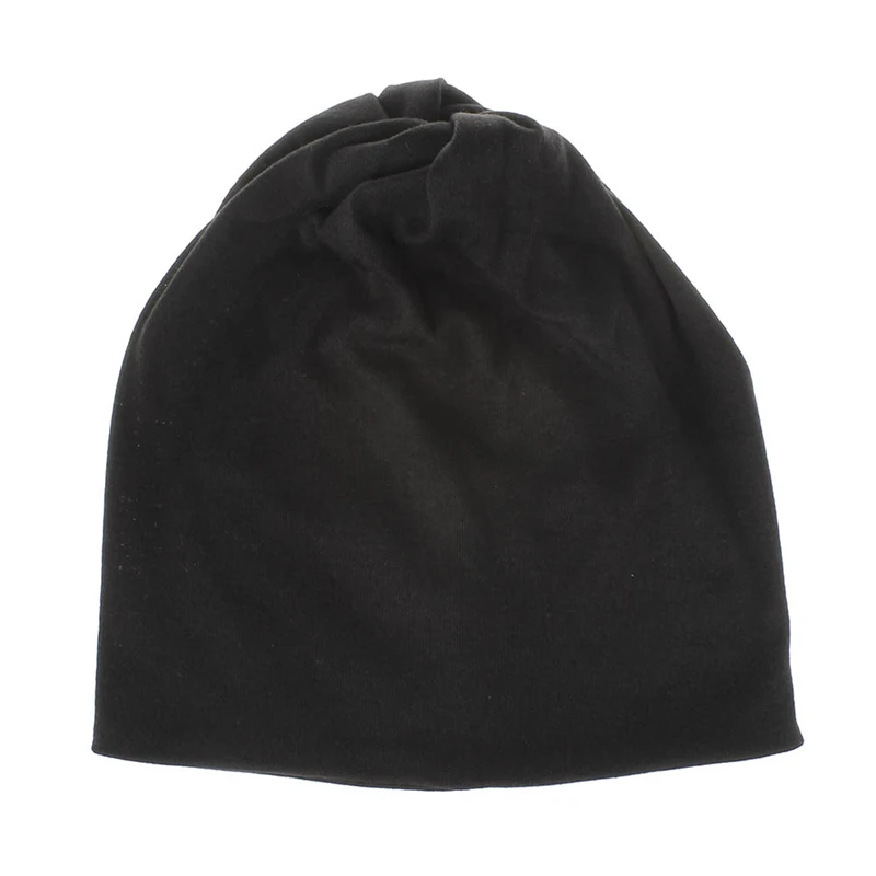 dark grey hat Повседневная Женская двойная шапка, мягкие шапки из хлопка и полиэстера, шапки с конским хвостом, многофункциональные осенне-зимние теплые шапки, шарф с круглым вырезом, новинка - Цвет: dark grey hat