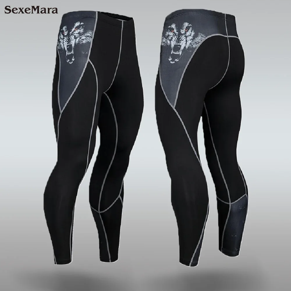 Trousers Новинка, компрессионные мужские спортивные костюмы, быстросохнущая одежда для бега, спортивный костюм для бега, тренировок, тренажерного зала, фитнеса, спортивные костюмы, Рашгард, наборы - Цвет: Trousers