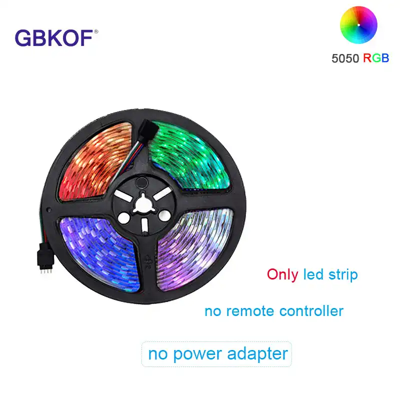 LED Strip 5050 DC12V 60LEDs//m Flexible LED Light RGB RGBW 300LEDs 5m//lot