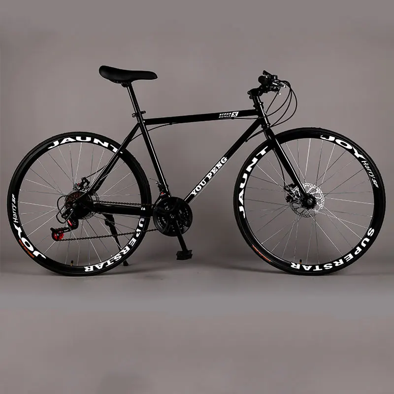 Bicycle Fixed Gear Road Bike Speed Double Disc Brakes For Men and Women Students 26 Inch Adult Mountain Bicycle Fixed Gear Road Bike Speed Double Disc Brakes For Men and Women Students 26 Inch Adult Mountain