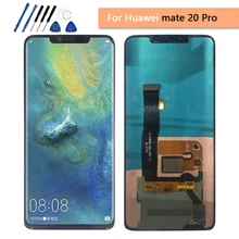 6,3" Amoled ЖК-дисплей для huawei mate 20 Pro дисплей сенсорный экран с отпечатком пальца дигитайзер сборка mate 20 Pro ЖК-замена