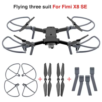 

New Landing Gear and Propeller Guard for FIMI X8 SE Black Propeller RC Drone Quadcopter Accessories
