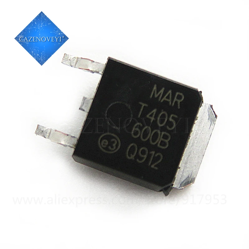 

10pcs/lot T405-600B TO-252 T405600B T405-600 Triac 4 Amp 600 Volt New original fast delivery In Stock