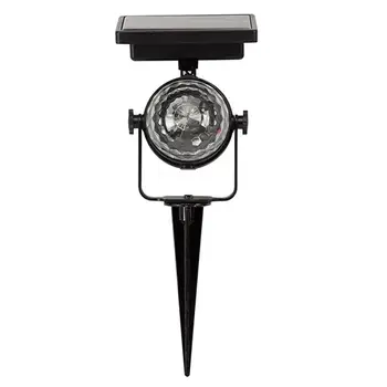 

Fashion Solar Rotating Laser Light Outdoor Waterproof Lamp Lights Party LED Stage Sound Wedding For Christmas Lights Party X2K0