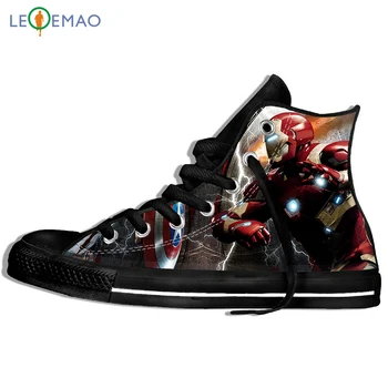 

Custom Logo Image Printing Sneakers Arrival Popular Marvel Avengers Endgame Men Style Plimsolls Canvas Zapatos De Mujer Outdoor