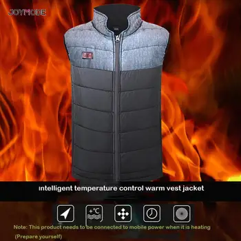 

JOYMODE Men Women Outdoor USB Infrared Heating Vest Jacket Winter Flexible Electric Thermal Clothing Waistcoat Fishing Hiking