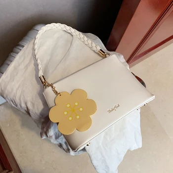 

Fashion Women Armpit Package Handbags Vintage PU Leather Ladies White Small Tote Bags High-quality Girls Casual Shoulder Bag