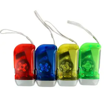 

Outdoor Never Lose Power Hand-held Power Generation Emergency Portable LED Flashlight Wrist Grip Exercise Flashlight