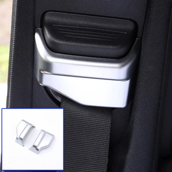 

Accessories Safety Belt Buckle Covers 2pcs Car ABS Seat For Benz C-Class W205 2014-2018 New
