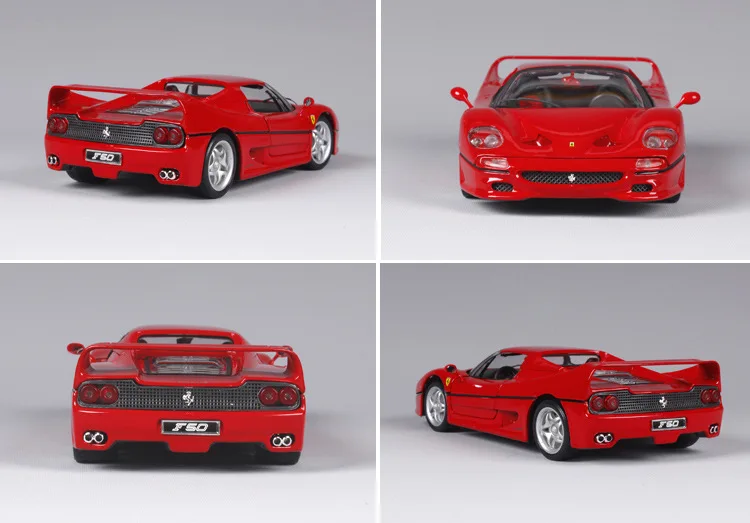 1 чем 18 Ferrari Модель Автомобиля Ferrari 488 GTB модель сплава Модель автомобиля украшение автомобиля