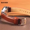 SEAFARER Leather Watch Band White With Rose Gold Clasp Watchband12 14 16 17 18 20 22 24mm For DW Daniel Wellington Watch Strap ► Photo 3/6