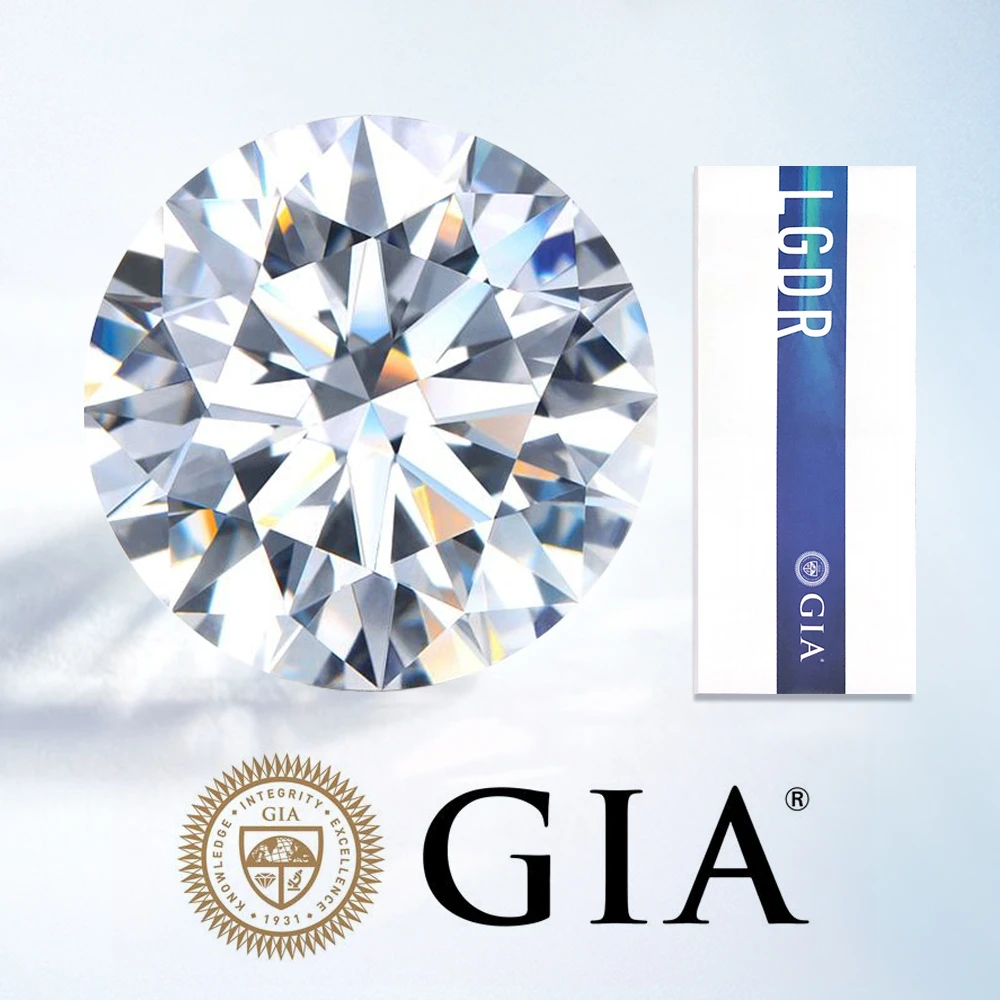 Gia Certificate Lab Grown Diamond Hpht 0.5ct 0.6ct 0.7ct 1ct Beads