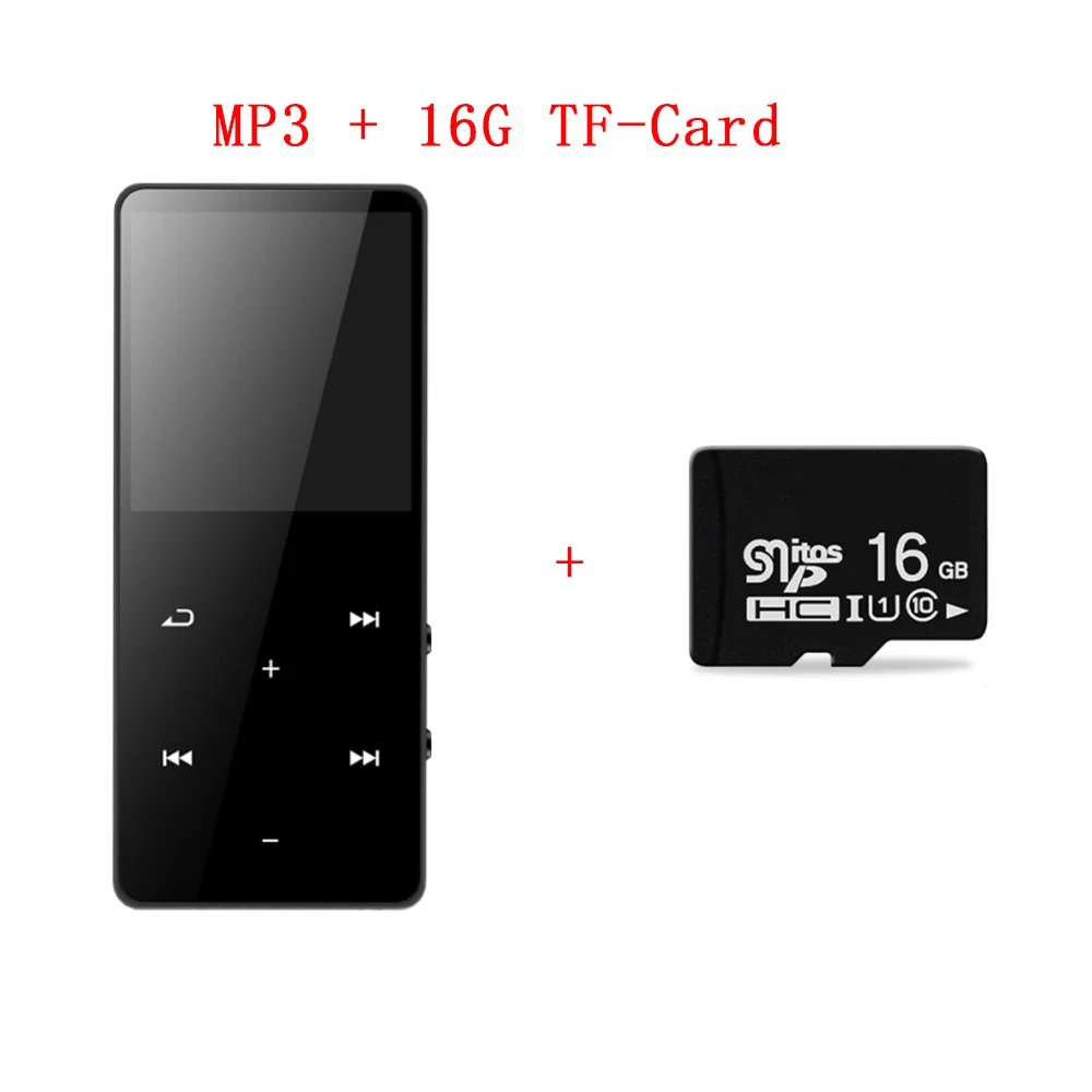 MP3 N 16G TFcard Bluetooth MP3-плеер портативный мультимедийный плеер мини MP3 HiFi музыкальный медиаплеер FM, запись, электронная книга, часы, шагомер 32 Гб - Цвет: MP3 N 16G TFcard