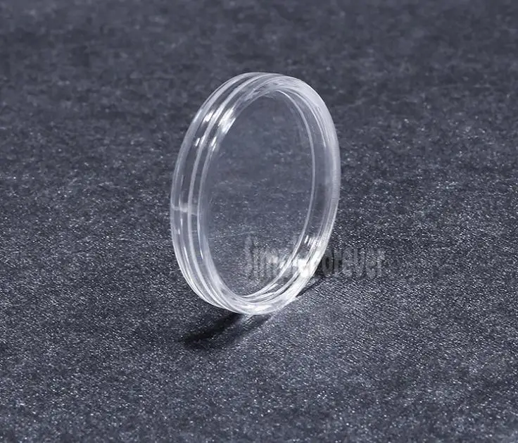 Small Round Coin Collection Boxes 65MM Commemorative Coin Protection Boxes Round Display Capsules Collection Gifts