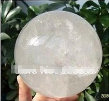 

+++---331+++NATURAL CLEAR QUARTZ CRYSTAL SPHERE BALL Healing 110mm