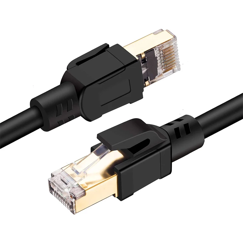 

Cat8 Ethernet Cable 20FT, High Speed 26AWG Cat8 LAN Network Cable 40Gbps,2000Mhz RJ45 Connector for Modem,Router,Gaming