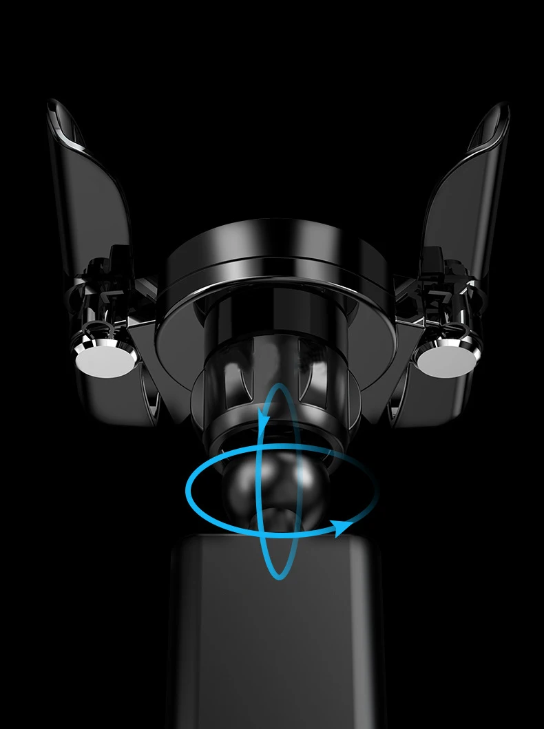 Gravity Car Phone Holder Long Arm Support Smartphone Voiture No Magnetic Stand For iPhone HuaWei Xiaomi redmi note 7 mi 9t