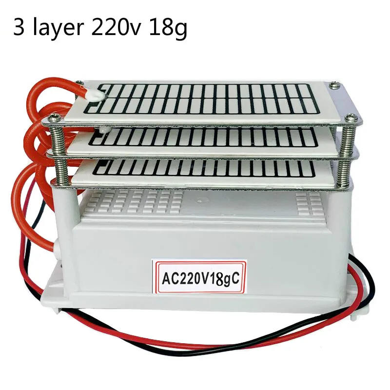 

Ozone Generator 220v Air Purifier 18g 18000mg 3 layer ozone plate odor eliminator ozonator ozonizer