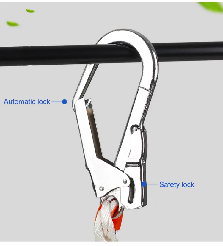 cinto de segurança única cintura construção ao ar livre trabalho de alta altitude corda de segurança conjunto prevenção de queda