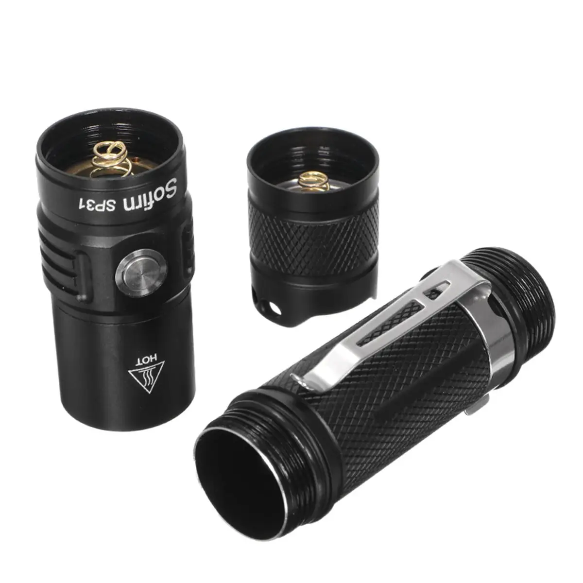 Sofirn SP31 XP-L2 V6 1021lm 6 режимов EDC светодиодный Мощный тактический светодиодный фонарик 18650 Портативный карманный фонарь уличного освещения с помощью