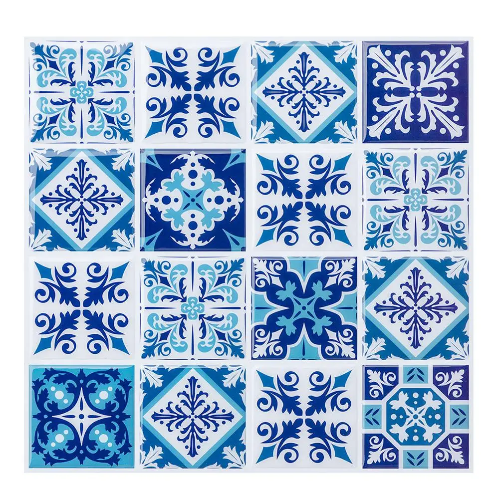 9 vinilos azulejos efecto piedra - adhesivo de pared - revestimiento  sticker mural decorativo - 45x45cm-9stickers15x15cm