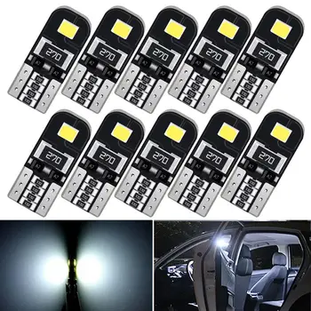 

10Pcs T10 W5W LED Canbus Bulb Car Interior Dome Light Trunk Lamp Parking Lights Error Free for Mercedes W203 W205 W204 W211 W212