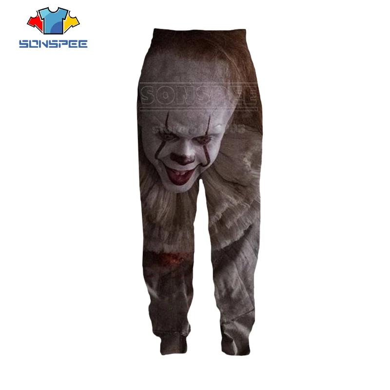 10 It Chapter два брюки для мужчин и женщин 3D принт фильм ужасов Pennywise хип-хоп Повседневная Уличная одежда спортивные фитнес эластичные брюки C063-13 - Цвет: 10