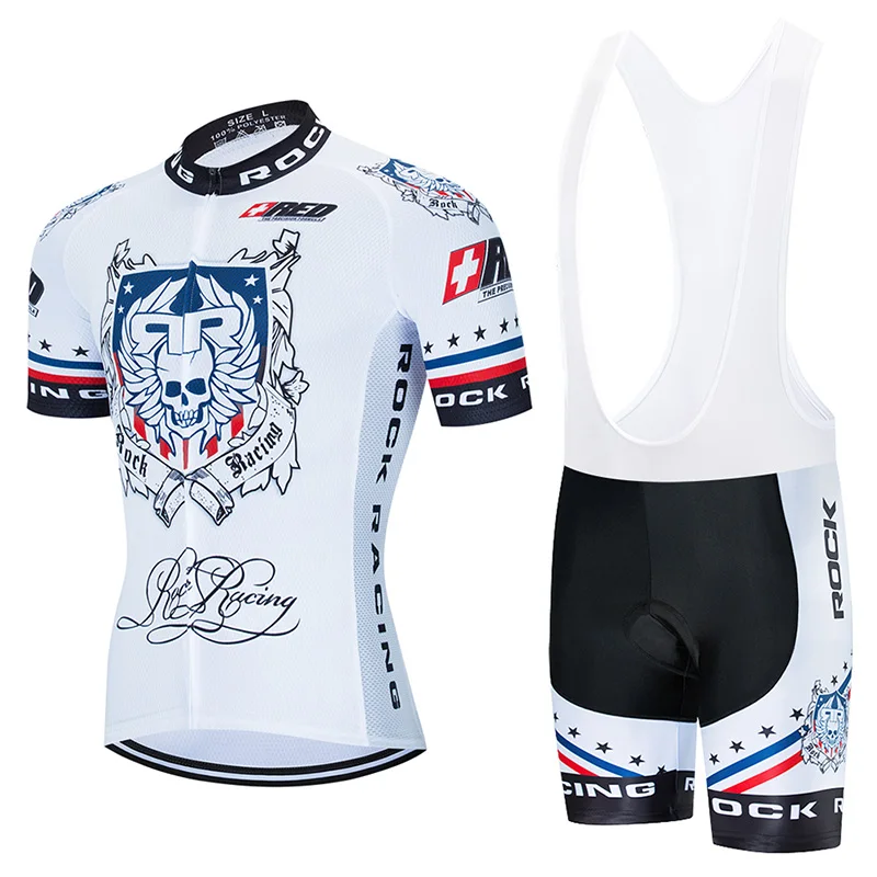

2020 Rock Racing Cycling Clothing Bib Set Uniform Team Bicycle Clothes Quick Dry Bike Jersey Men Short Anti Pilling Anti Shrink
