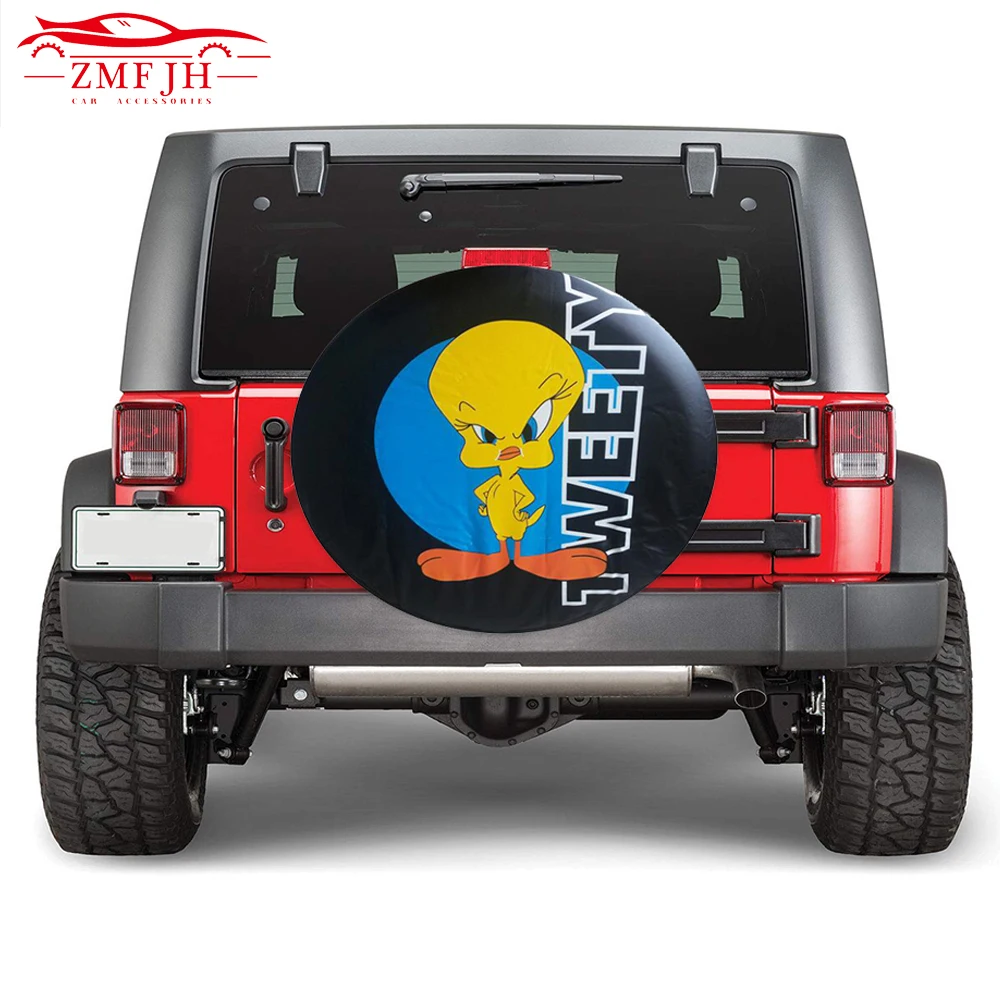 

14" 15" 16" 17" Inch PVC Leather Spare Tire Cover Case Protector Bag Pouch For Mitsubishi Pajero Ford Ecosport Skoda Yeti
