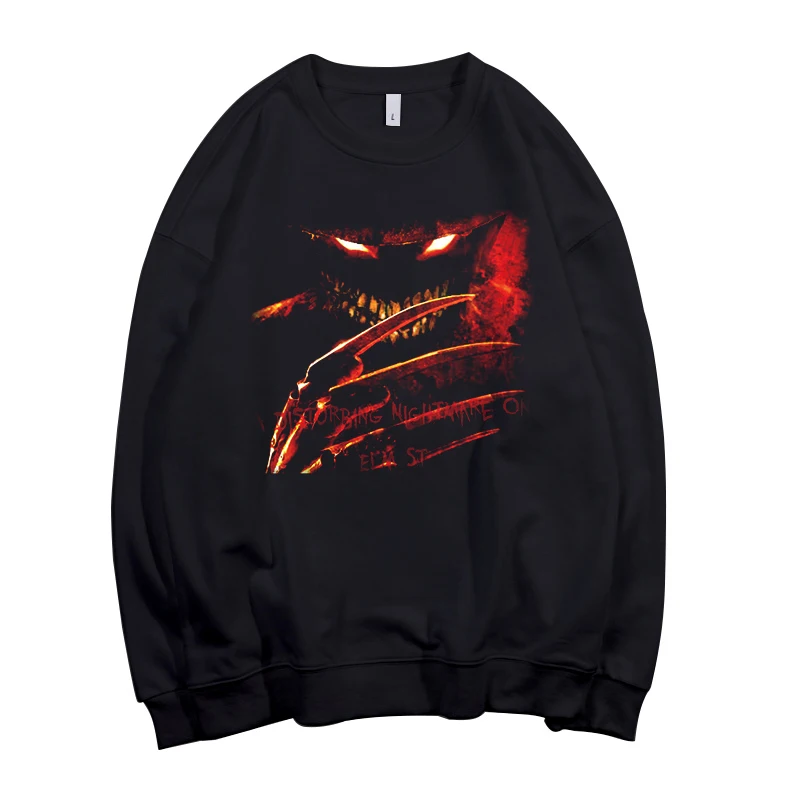 Толстовка с капюшоном в стиле панк sudadera, 4 дизайна, уличная флисовая верхняя одежда, тяжелый металл, ужасный Фредди - Цвет: 4